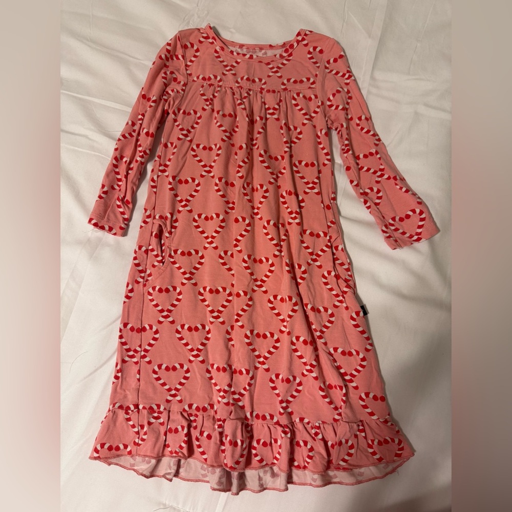 Sweet Bamboo Pink Candy Cane Dress